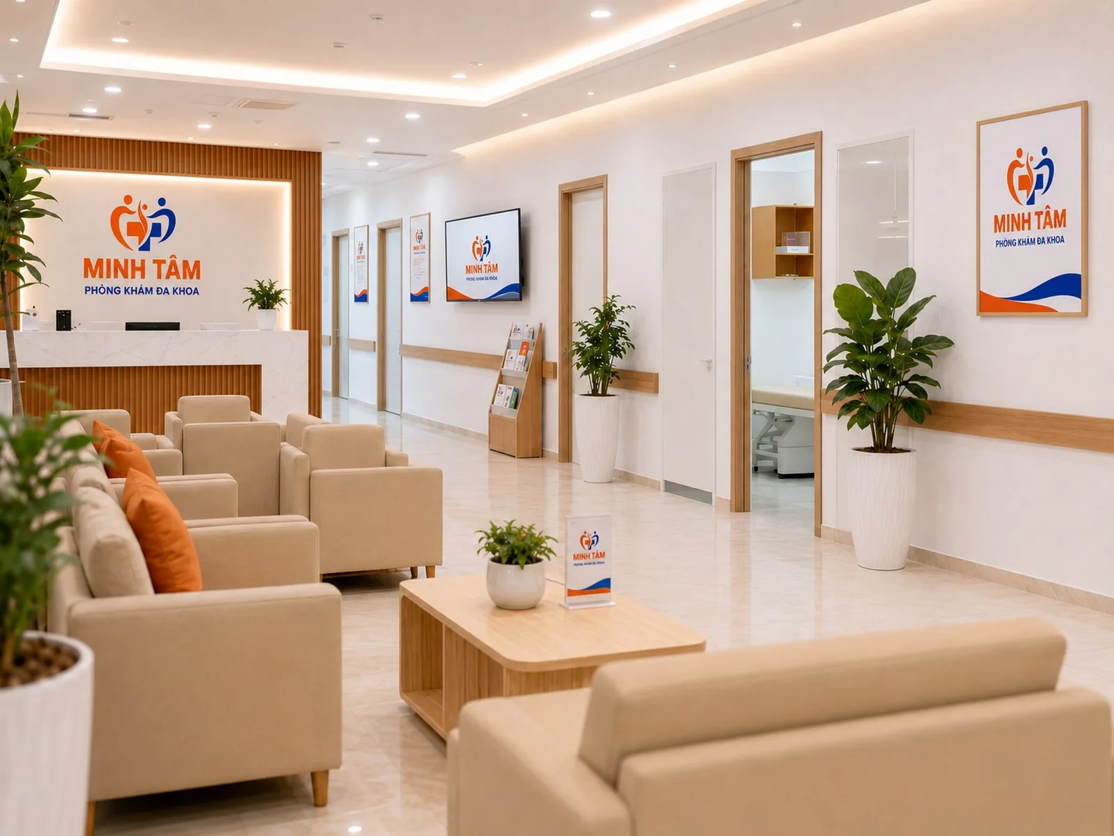 Không gian phòng chờ tại Phòng khám Minh Tâm