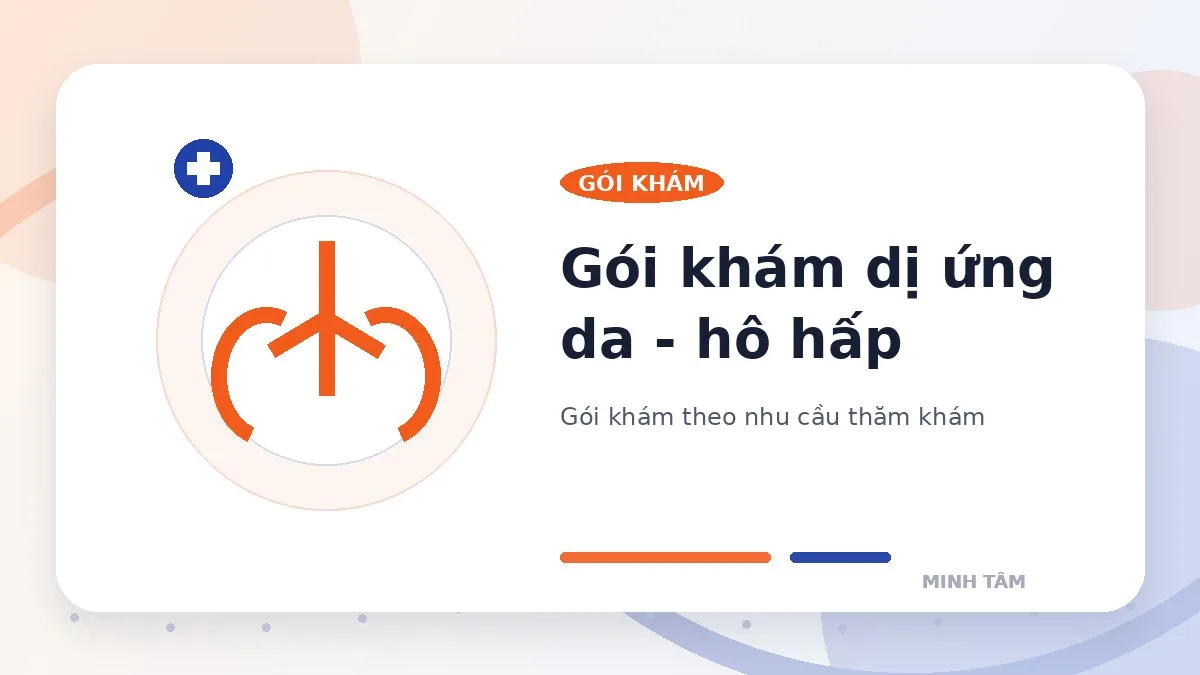 Gói khám dị ứng da - hô hấp