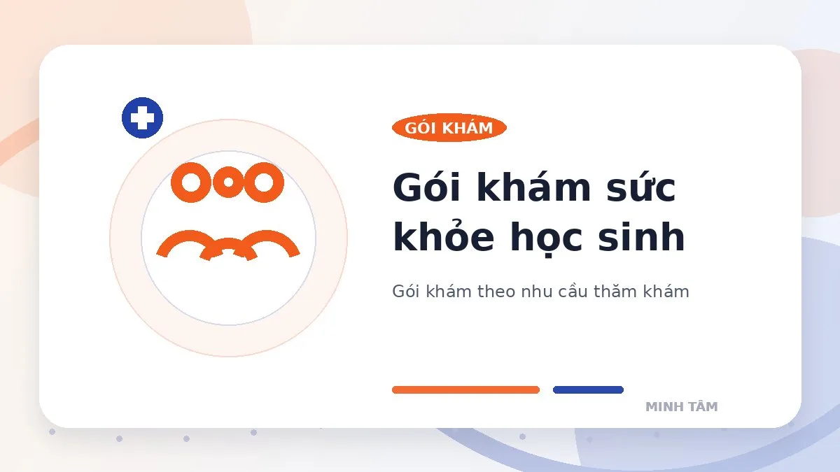 Gói khám sức khỏe học sinh