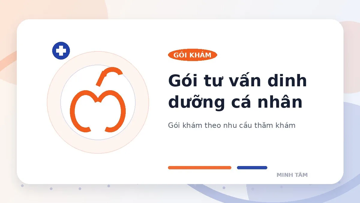 Gói tư vấn dinh dưỡng cá nhân