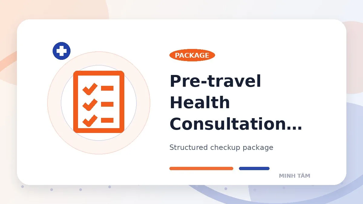 Pre-travel Health Consultation Package