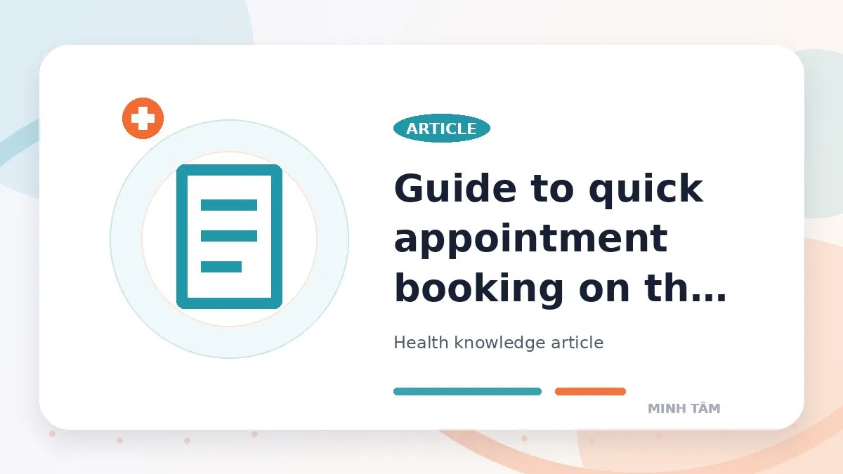 Guide to quick appointment booking on the website