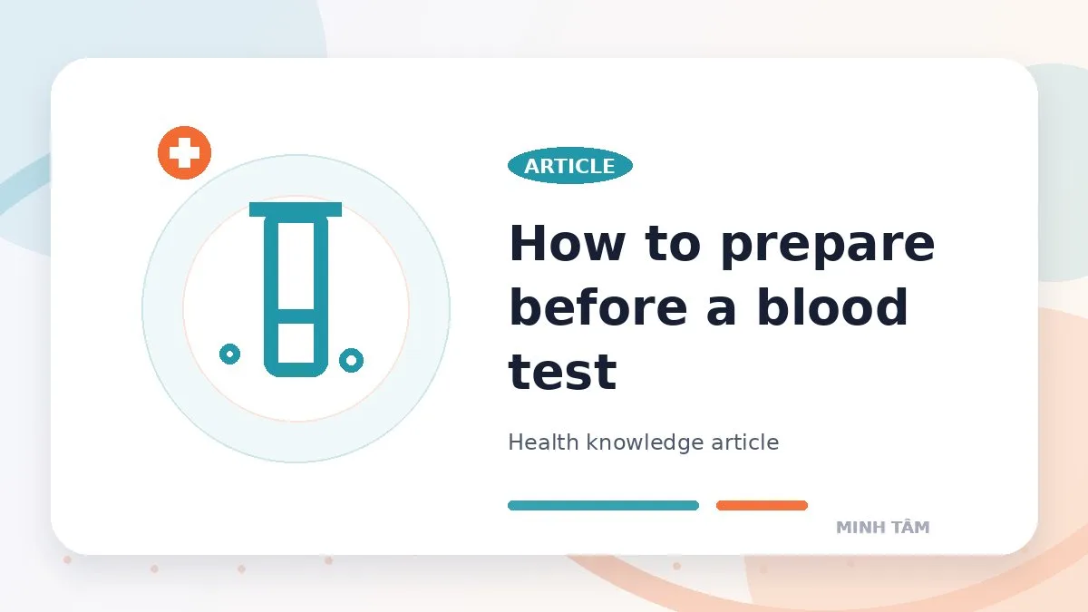 How to prepare before a blood test