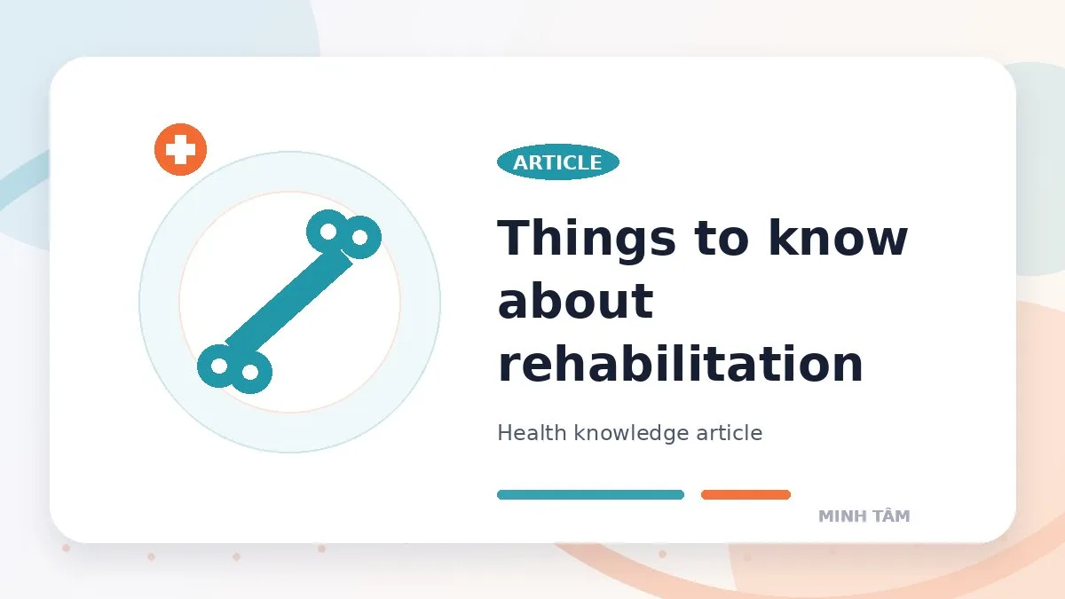 Things to know about rehabilitation