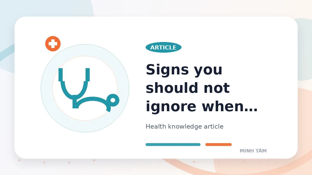Signs you should not ignore when fatigue lasts